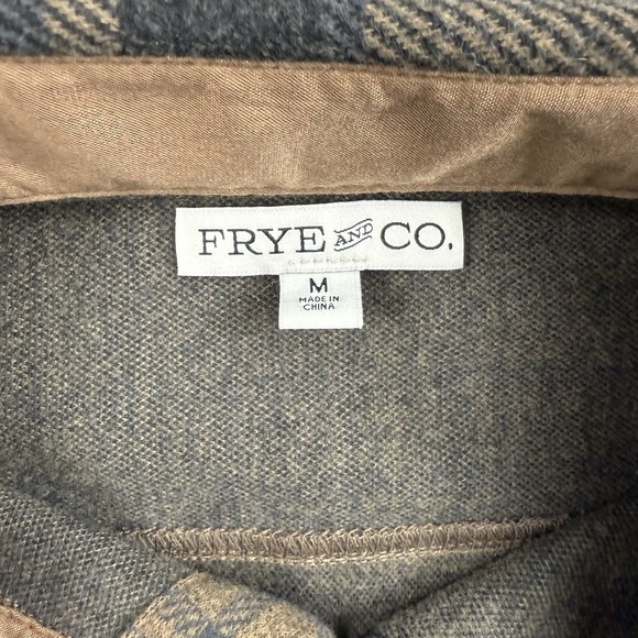 Frye and Co. Flannel Long Sleeve Button Down Shirt - Medium - Picture 3 of 9